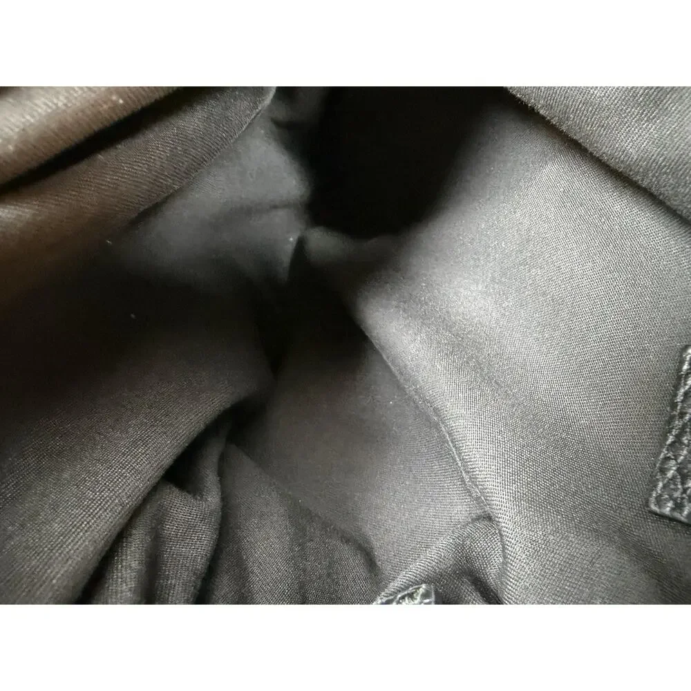 Gucci Nylon GG Monogram Medium Black Messenger Bag
